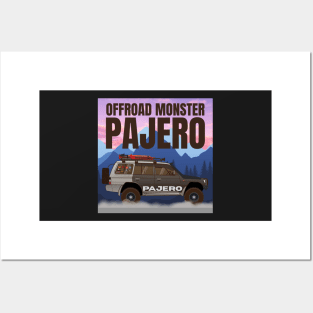 Off road monster Pajero JDM Posters and Art